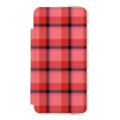 Tartan-Entwurf Incipio iPhone Geldbeutel-Hülle (Folio Vorderseite)