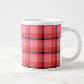 Tartan-Entwurf Jumbo-Tasse (Rechts)