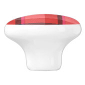 Tartan-Entwurf Keramikknauf (Seitenansicht)