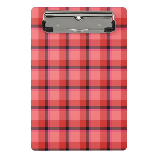 Tartan-Entwurf Mini Klemmbrett (Vorderseite)