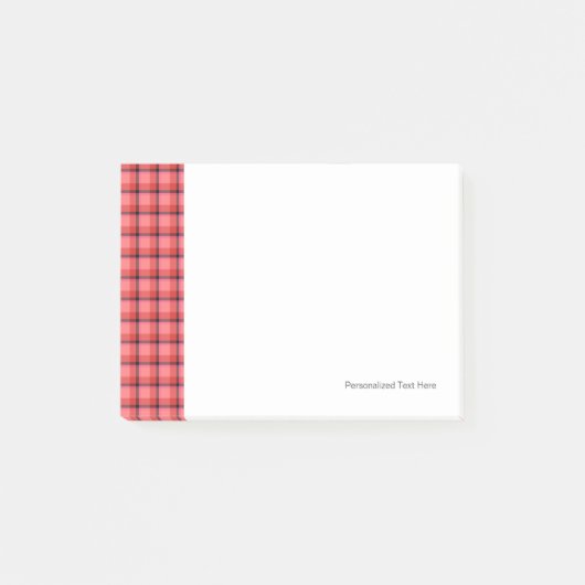 Tartan-Entwurf Post-it Klebezettel (Vorderseite)