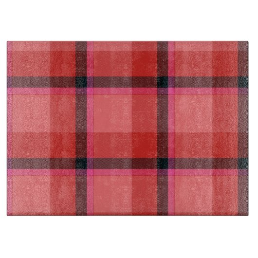 Tartan-Entwurf Schneidebrett (Vorderseite)