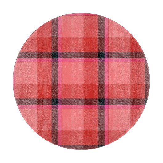 Tartan-Entwurf Schneidebrett (Vorderseite)