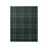 Tartan Fabric 11" x 8,5" Notepad - 40 Seiten Notizblock (Rotiert)