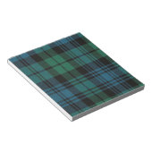 Tartan Fabric 5.5" x 6" Notepad - 40 Seiten Notizblock (angewinkelt)