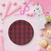 Tartan Fabric 7" Rundpapierplatte Pappteller (Party)