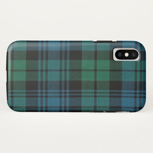 Tartan Fabric Case-Mate Tough iPhone X Fall Case-Mate iPhone Hülle (Rückseite (Horizontal))