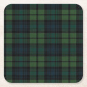 Tartan Fabric Paper Untersetzer (Vorderseite)