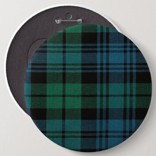 Tartan Fabric Round Button (Vorne & Hinten)