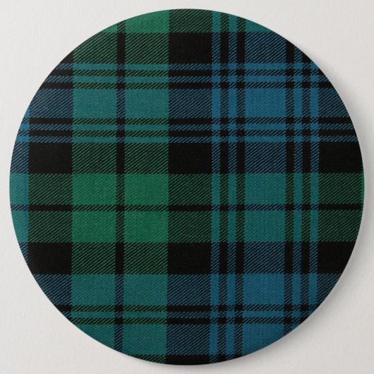 Tartan Fabric Round Button (Vorderseite)