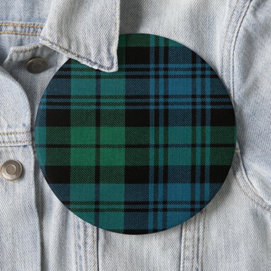 Tartan Fabric Round Button (Beispiel)