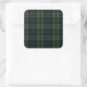 Tartan Fabric Square Stickers (Tasche)