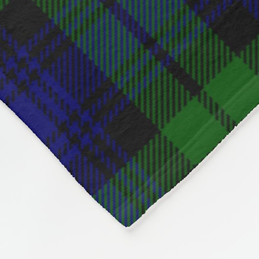 Tartan Fleecedecke (Ecke)