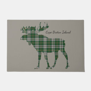 Tartan-Fußmatte Elche des Kaps bretonische Fußmatte
