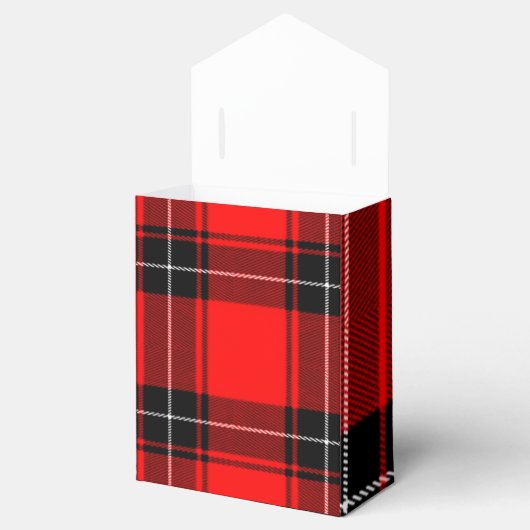 Tartan Geschenkschachtel (Geöffnet)