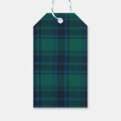 Tartan Geschenktag Geschenkanhänger (Rückseite)