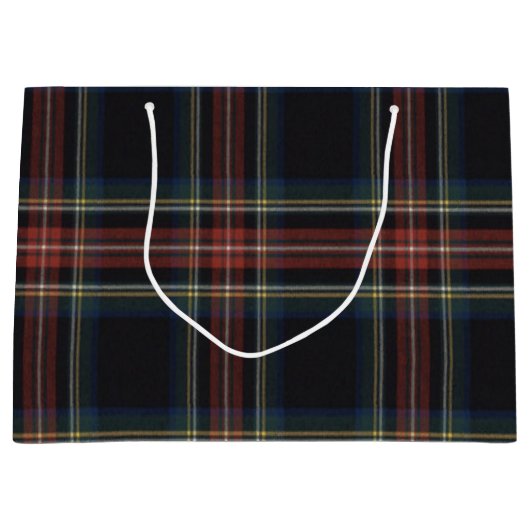 Tartan Geschenktasche - Große Geschenktüte (Vorderseite)
