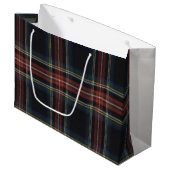 Tartan Geschenktasche - Große Geschenktüte (Vorderseite Schrägansicht)