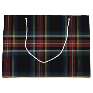 Tartan Geschenktasche - Große Große Geschenktüte