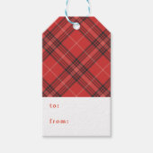 Tartan Gift tag Geschenkanhänger (Vorderseite)