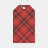 Tartan Gift tag Geschenkanhänger (Rückseite)