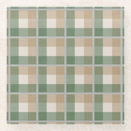 Tartan Glasuntersetzer (Vorderseite)