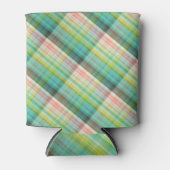 Tartan Green Tan Kariert Dosenkühler (Vorderseite)