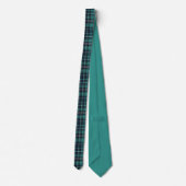 Tartan Grün Krawatte (Rückseite)