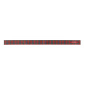 TARTAN HANDFASTING RIBBON PERSONALISIERTE NAMEN SATINBAND (Vorderseite)