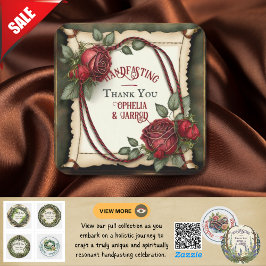 TARTAN HANDFASTING STICKERS FÜR GÜNSTIGE ENVELOPEN