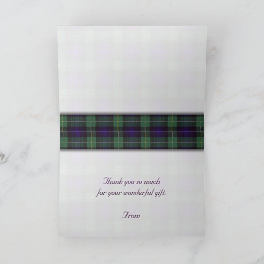 Tartan & Herz - Danke - Campbell of Argyll (Innenseite)