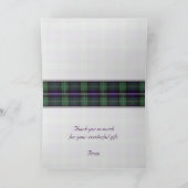 Tartan & Herzen - Danke - Campbell of Argyll (Innenseite)
