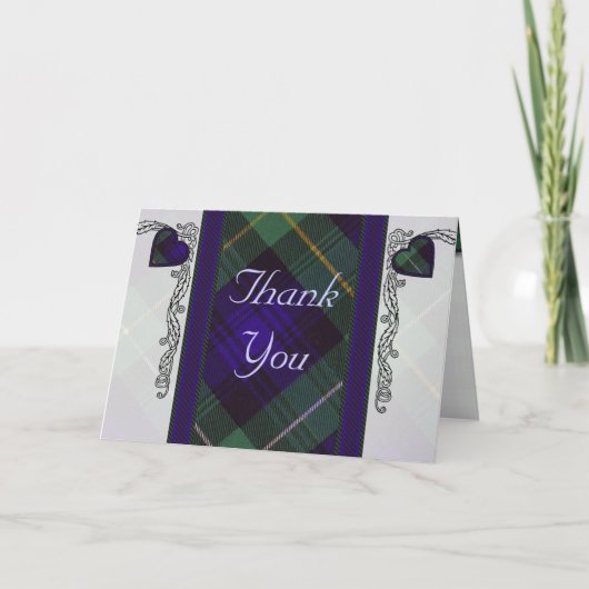 Tartan & Herzen - Danke - Campbell of Argyll (Vorderseite)