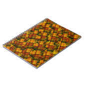 Tartan Highland Cow Design, Notizblock (Linke Seite)