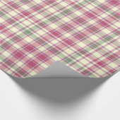 Tartan Holiday Geschenkpapier (Ecke)