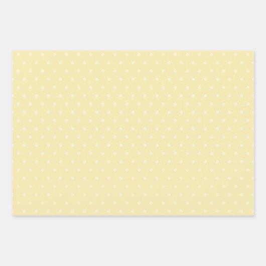 Tartan in Beige- und Gelbtönen Geschenkpapier Set (Vorderseite 3)