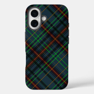 Tartan in blau, orange, grün... iPhone 16 hülle