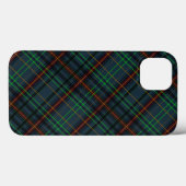 Tartan in blau, orange, grün Case-Mate iPhone hülle (Rückseite (Horizontal))