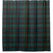 Tartan in blau, orange, grün... duschvorhang (Vorderseite)