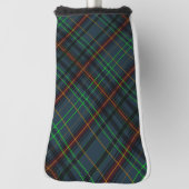 Tartan in blau, orange, grün... golf headcover (Rotieren 90)