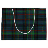 Tartan in blau, orange, grün... große geschenktüte (Rückseite)