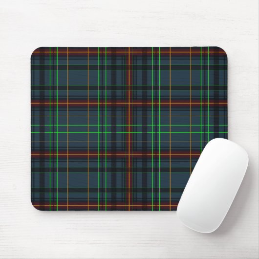 Tartan in blau, orange, grün... mousepad (Mit Mouse)
