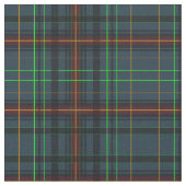 Tartan in blau, orange, grün... stoff (Nahaufnahme)