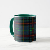 Tartan in blau, orange, grün... tasse (Vorderseite Links)