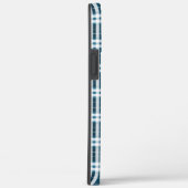 Tartan in blau-weiß Case-Mate iPhone hülle (Rückseite / Rechts)