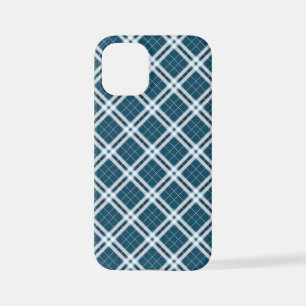 Tartan in blau-weiß iPhone Case iPhone 12 Mini Hülle