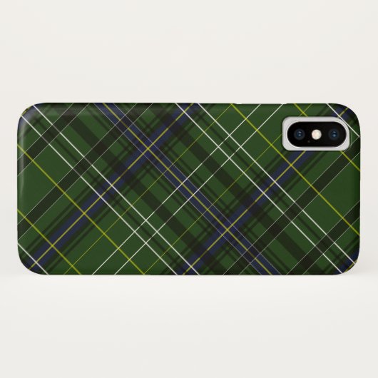 Tartan in grün Case-Mate iPhone hülle (Rückseite (Horizontal))