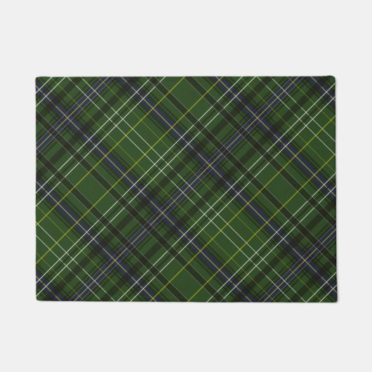 Tartan in grün fußmatte (Vorderseite)