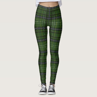 Tartan in grün leggings
