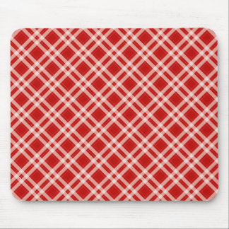Tartan in rot mousepad